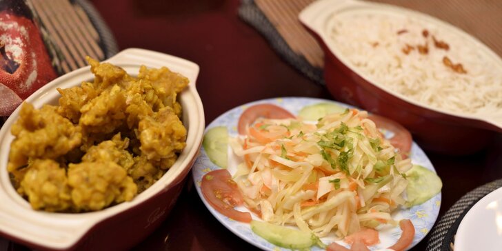 Indické menu pre 2 osoby v Royal Kashmir India Restaurant