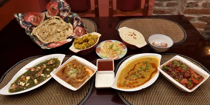 Indické menu pre 2 osoby v Royal Kashmir India Restaurant