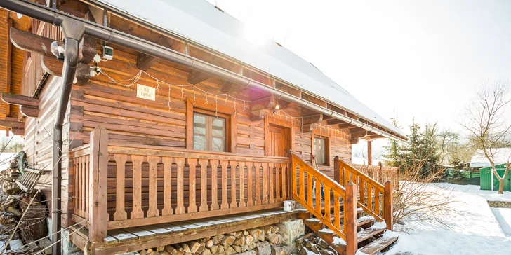 Komfortné drevenice pre 6 osôb v Sojka Resort na Liptove neďaleko Bešeňovej