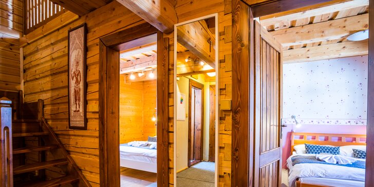 Komfortné drevenice pre 6 osôb v Sojka Resort na Liptove neďaleko Bešeňovej