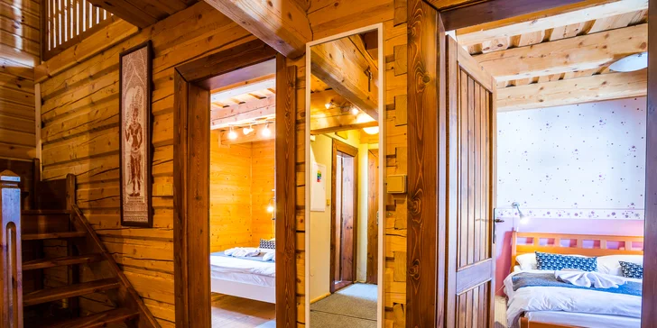 Komfortné drevenice pre 6 osôb v Sojka Resort na Liptove neďaleko Bešeňovej