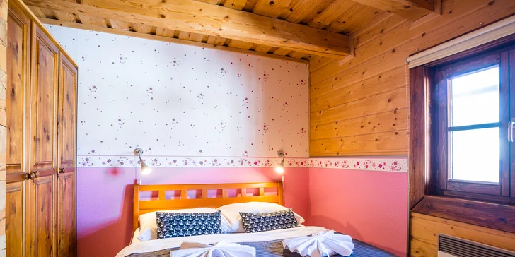 Komfortné drevenice pre 6 osôb v Sojka Resort na Liptove neďaleko Bešeňovej