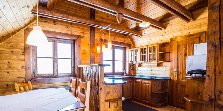 Komfortné drevenice pre 6 osôb v Sojka Resort na Liptove neďaleko Bešeňovej