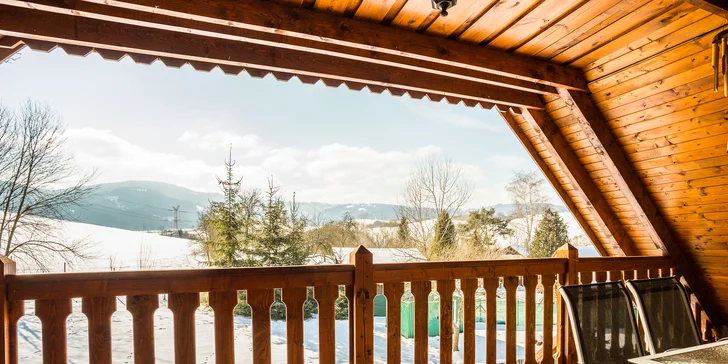 Komfortné drevenice pre 6 osôb v Sojka Resort na Liptove neďaleko Bešeňovej