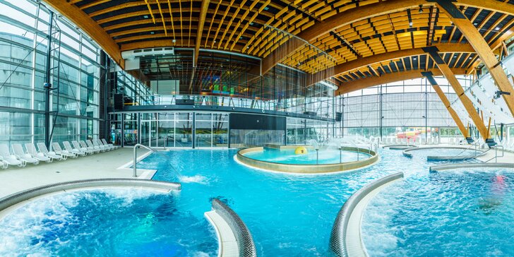 Letná dovolenka v Hoteli AquaCity Riverside*** so vstupom do všetkých bazénov aquaparku a extra vstupmi do saunového sveta AquaCity Poprad