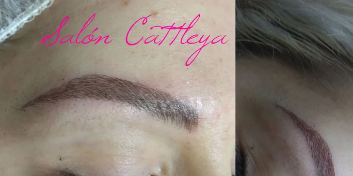 Permanentný make-up obočia microbladingom či horných očných liniek