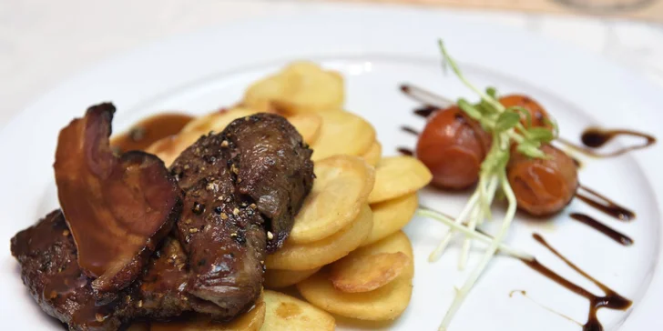 Degustačné trojchodové menu s prípitkom