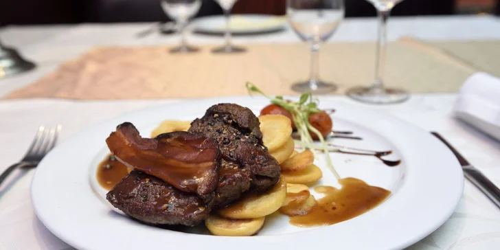 Degustačné trojchodové menu s prípitkom