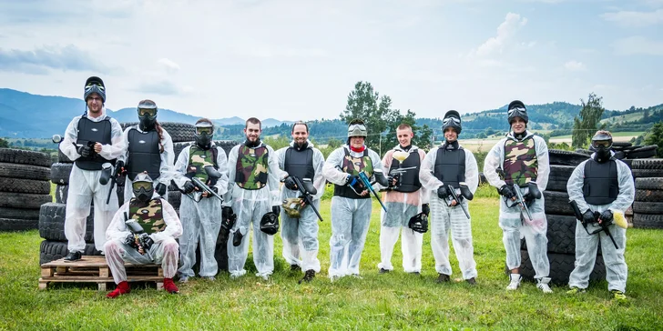 Denný alebo nočný paintball pod Nízkymi Tatrami!