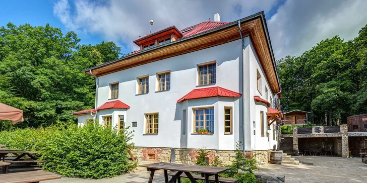 Príjemný pobyt v objatí prírody - Lesní penzion Bunč, polpenziou a privátny wellness