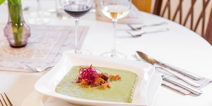 6-chodové degustačné menu s ochutnávkou vína