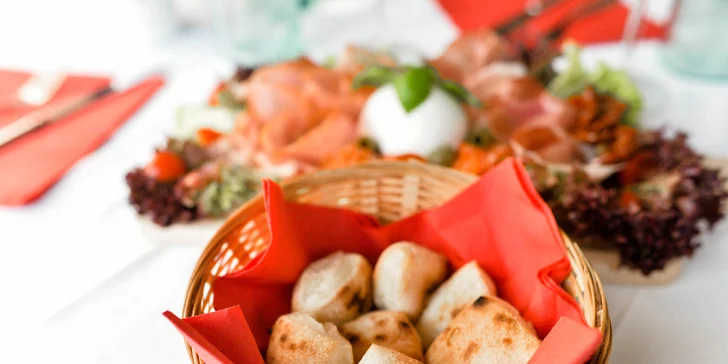 4-chodové degustačné menu pre milovníkov talianskej kuchyne!