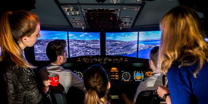 Pilotom dopravného lietadla: simulátor alebo odbúranie strachu z lietania