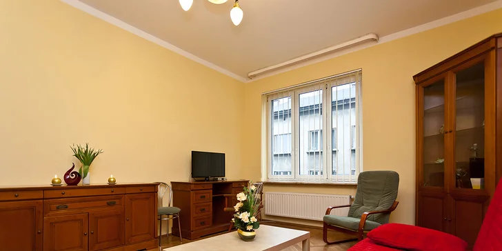 Pobyt v plne vybavenom apartmáne v Krakove až na 4 dni