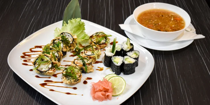 Netradičné originálne sushi v Hamasaki Sushi Bare