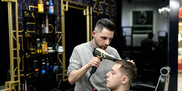 Klasický pánsky strih v Gold Barber Shope