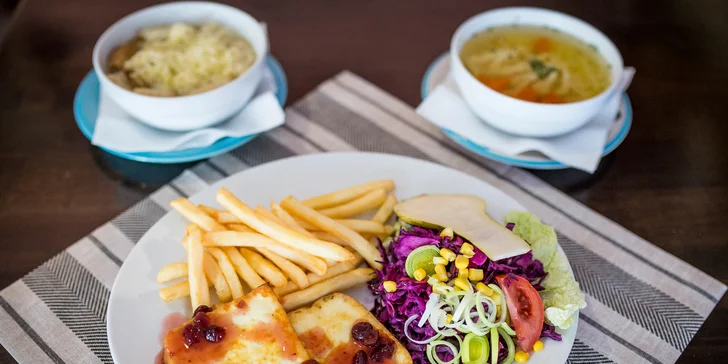 Dvojchodové menu pre dve osoby