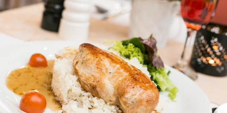 3-chodová večera pre 2 osoby aj so vstupom do wellness