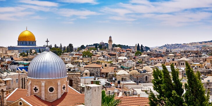 Jedinečný 4. alebo 5.dňový zájazd do Izraela: Tel Aviv, Mŕtve more, Betlehem a Jeruzalem