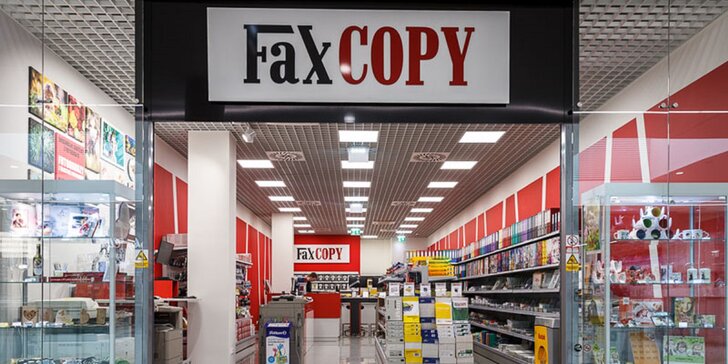 5 € za voucher v hodnote 10 € na širokú ponuku služieb v novootvorenej predajni FaxCOPY v Prešove