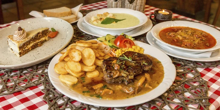3-chodové menu pre 2 os. a 2 hod. privátny vstup do fínskej sauny