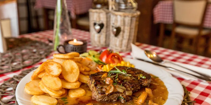 3-chodové menu pre 2 os. a 2 hod. privátny vstup do fínskej sauny