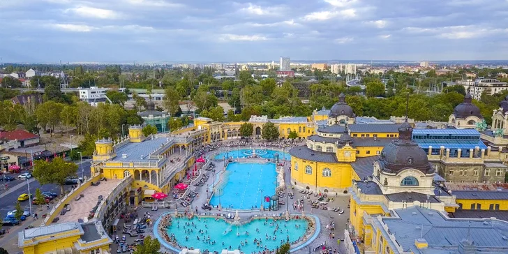 Ubytovanie priamo v centre Budapešti so vstupom do kúpeľov