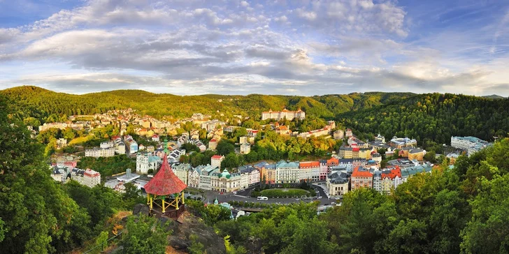 Relaxačný pobyt na karlovarskej Mlynskej kolonáde s wellness a polpenziou