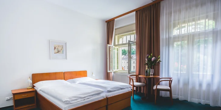 Relaxačný pobyt na karlovarskej Mlynskej kolonáde s wellness a polpenziou