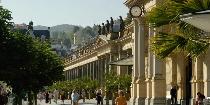 Relaxačný pobyt na karlovarskej Mlynskej kolonáde s wellness a polpenziou