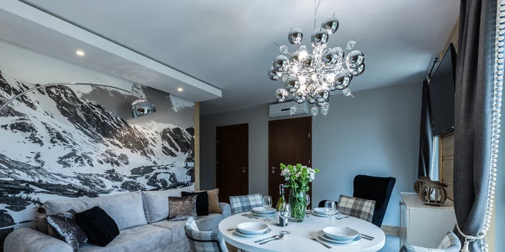 Pobyt pre pár či rodinu v luxusnom apartmáne v Aparthoteli Góralski v obľúbenej Białke Tatrzańskej, aj so vstupmi do Terma Bania!