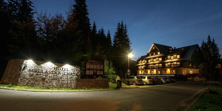 Relax v Hoteli Mikulášska chata*** v Jasnej s wellness a výhľadom na Vrbické pleso
