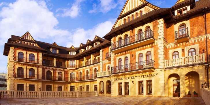 Jedinečný pobyt v Grand Hotel Stamary**** v Zakopanom