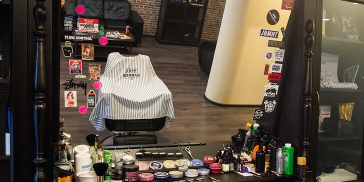 Pánsky strih, holenie tváre a úprava brady v barbershope Sidepart