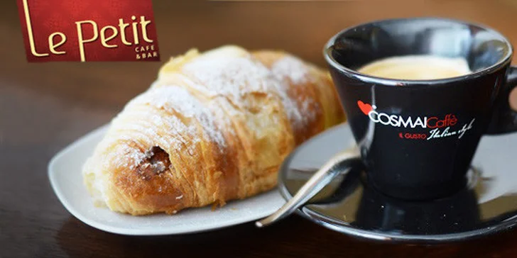 Luxusná havajská káva s croissantom