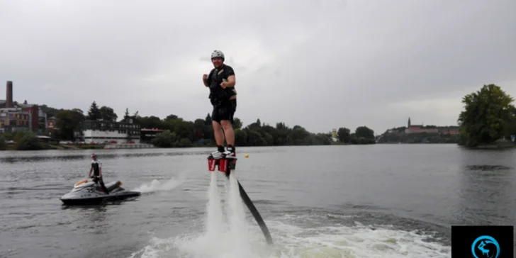 Flyboard: let nad hladinou v Prahe, Brne a Olomouci