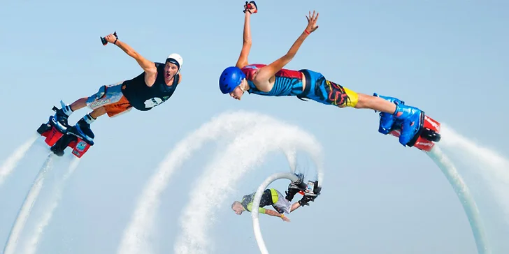 Flyboard: let nad hladinou v Prahe, Brne a Olomouci