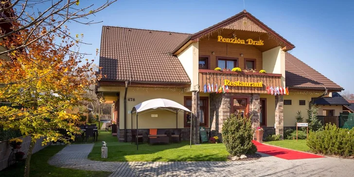 Wellness pobyt pre pár alebo rodinu v Demänovej v Apartmánoch Drak