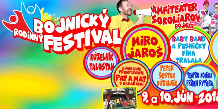Celodenná vstupenka na Bojnický rodinný festival