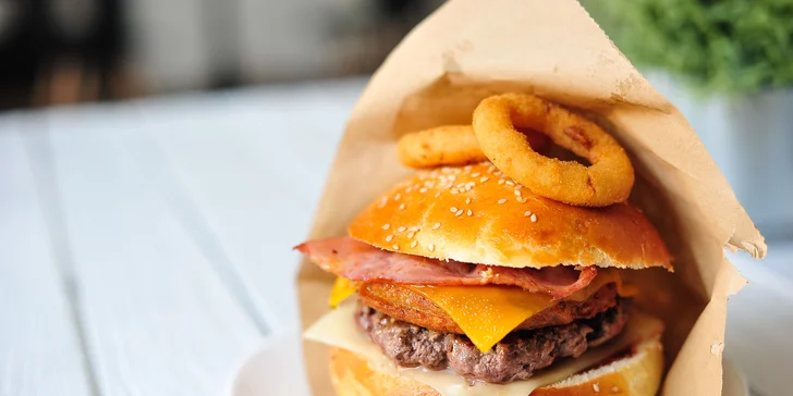 Guacamole alebo Potato burger s hranolčekmi - aj TAKE AWAY