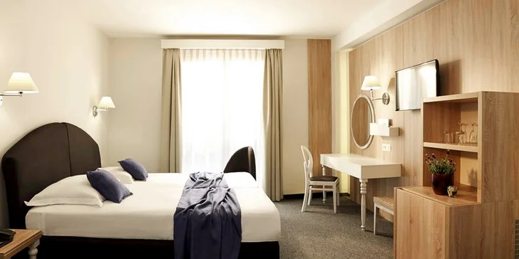 Štýlový hotel v slovinskom Portoroži len 200 m od pobrežia Jadranského mora s polpenziou