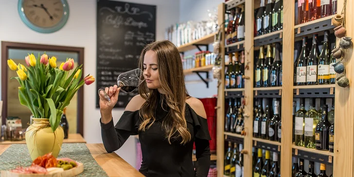 Degustácia 3, 5 alebo 7 druhov vín a tanierik antipasti