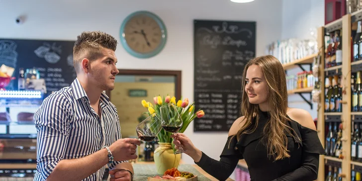 Degustácia 3, 5 alebo 7 druhov vín a tanierik antipasti