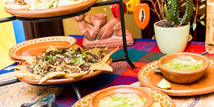 Degustačné mexické menu pre 2 osoby