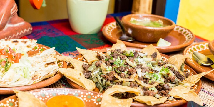 Degustačné mexické menu pre 2 osoby