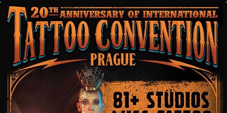 Vstupenka na medzinárodný tatérsky festival Tattoo Convention 18.-20.5.2018