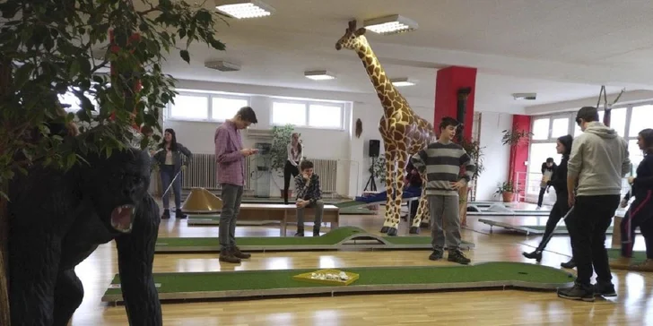 Vnútorný minigolf - teraz aj možnosť usporiadať narodeninovú oslavu!