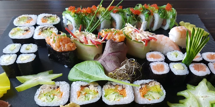 Sushi set (34 kúskov) v TOP Reštaurácii SUSHIHANIL