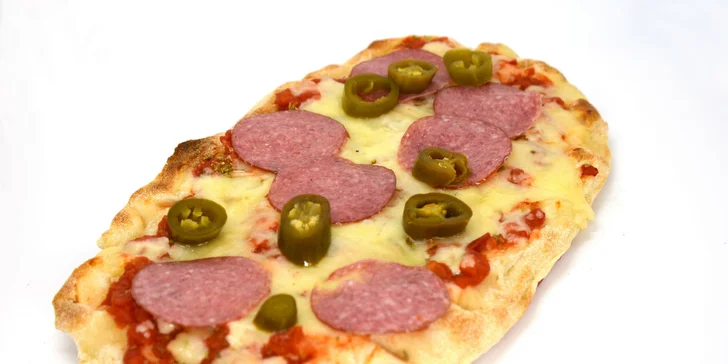Zdravšie varianty pizzy: 1 alebo 2 oválne pinsy v Prahe