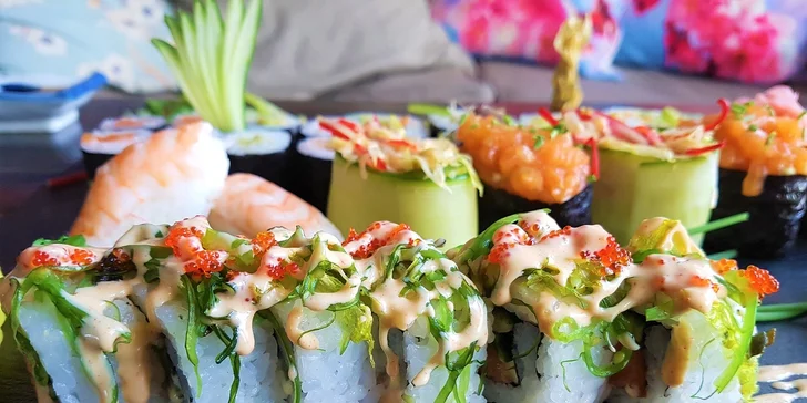 Sushi set (34 kúskov) v TOP Reštaurácii SUSHIHANIL